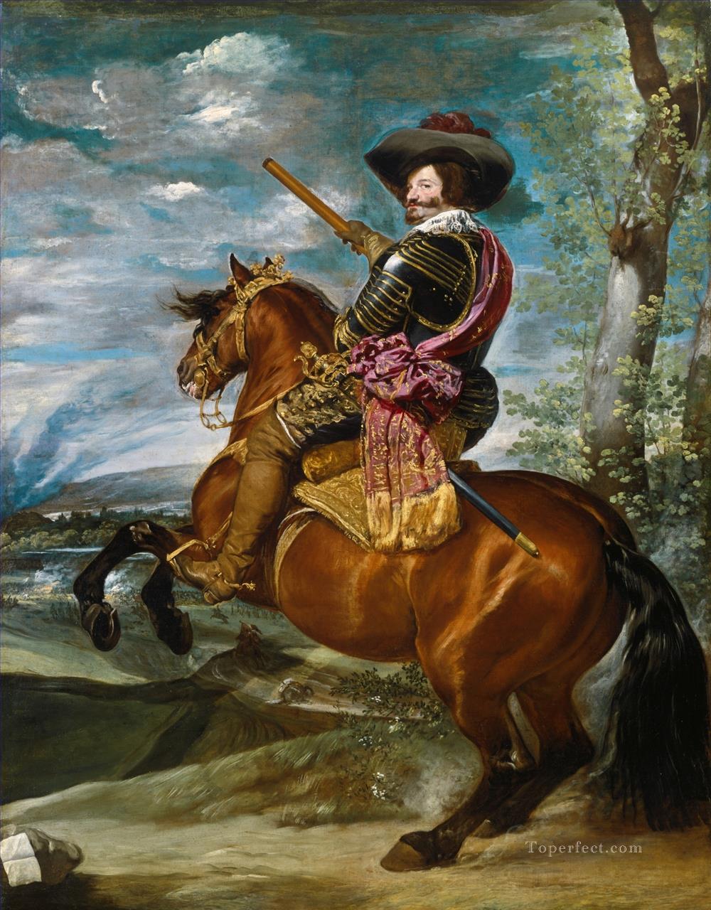 The Count Duke of Olivares on Horseback portrait Diego Velazquez Oil Paintings